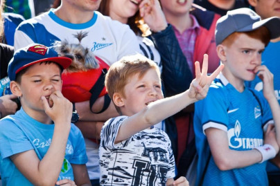 Церемония проводов Данни на Манежной площади