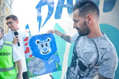 Церемония проводов Данни на Манежной площади