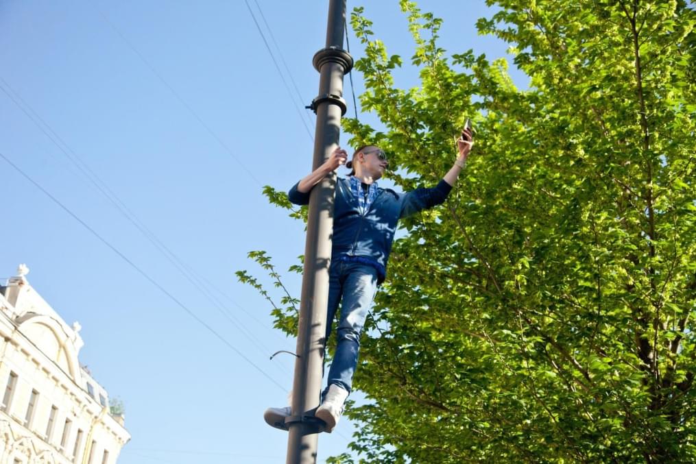 Церемония проводов Данни на Манежной площади