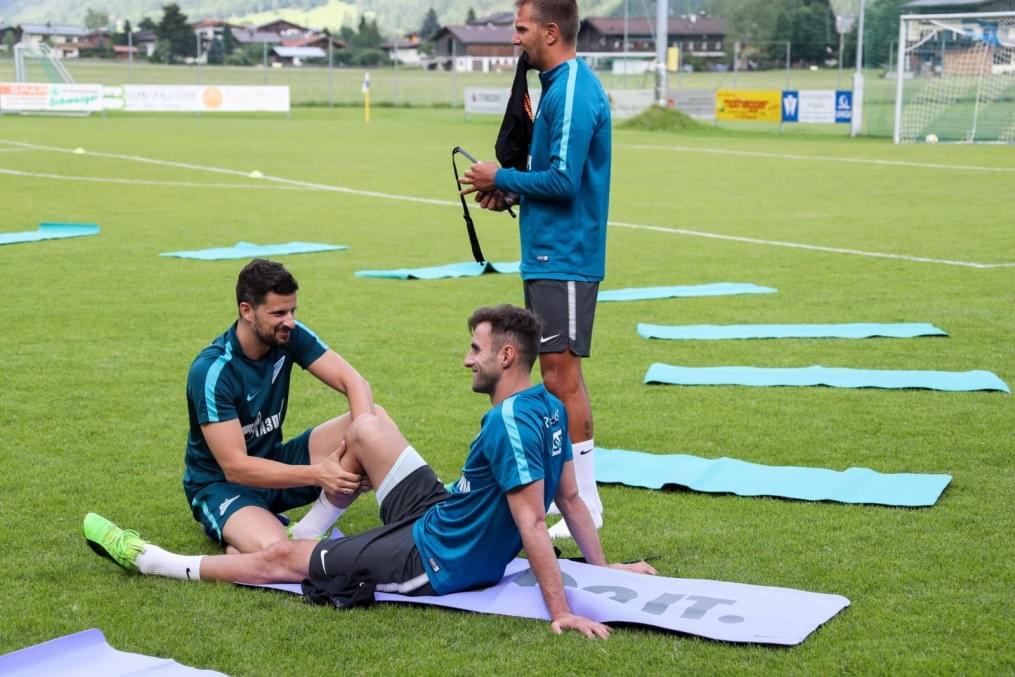 «Газпром»-тренировочные сборы в Австрии: 17 июня, вечерняя тренировка