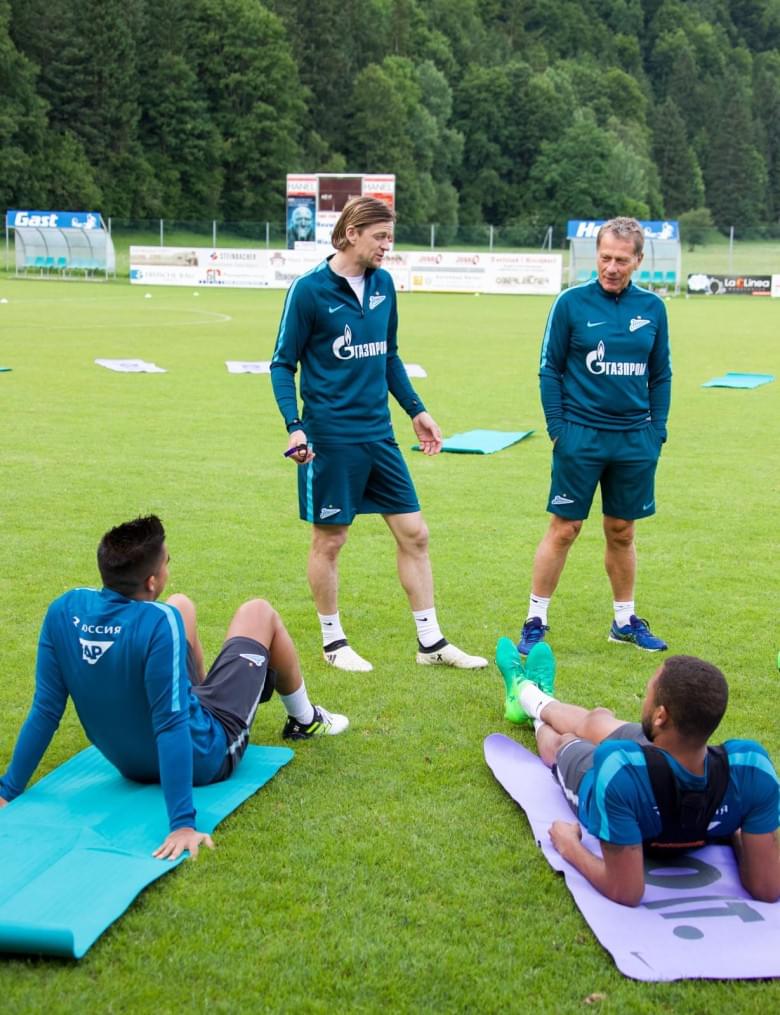 «Газпром»-тренировочные сборы в Австрии: 17 июня, вечерняя тренировка
