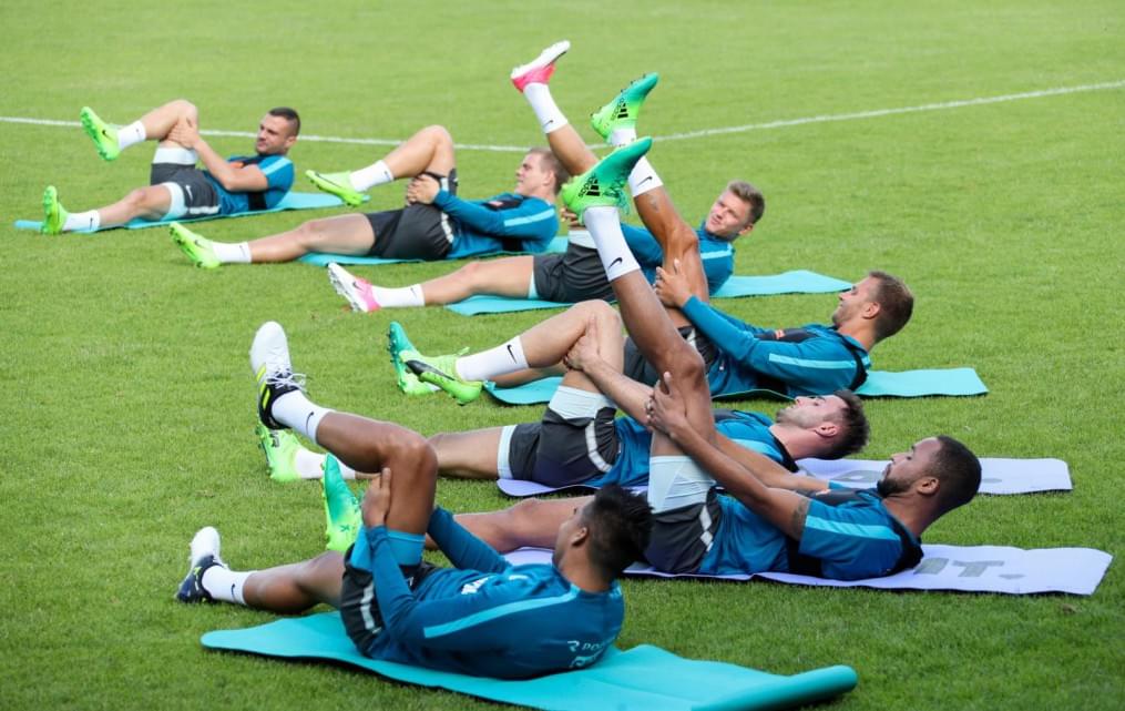 «Газпром»-тренировочные сборы в Австрии: 17 июня, вечерняя тренировка