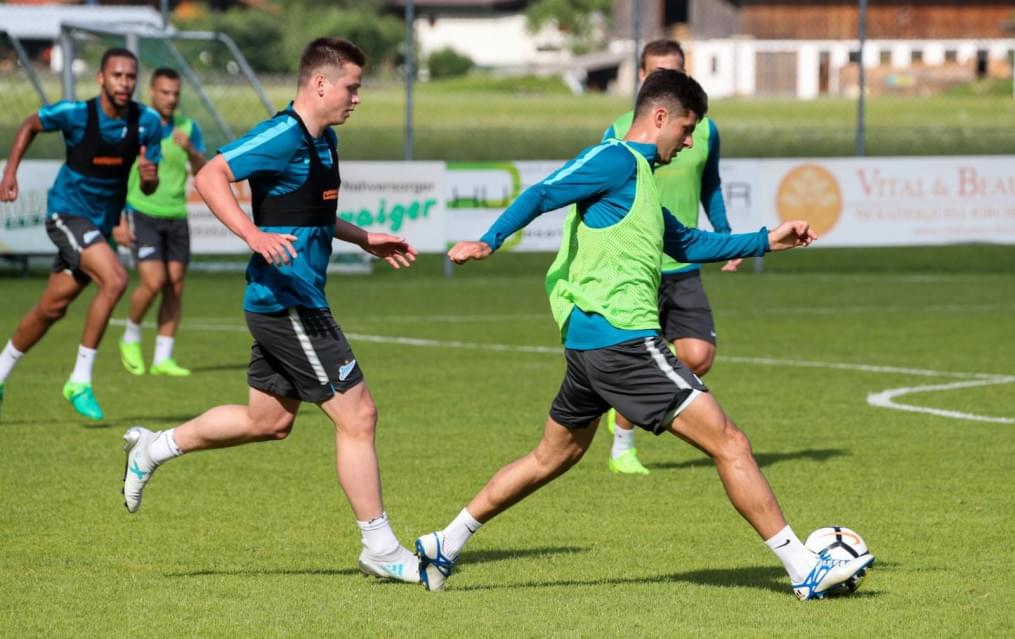 «Газпром»-тренировочные сборы в Австрии: 17 июня, вечерняя тренировка