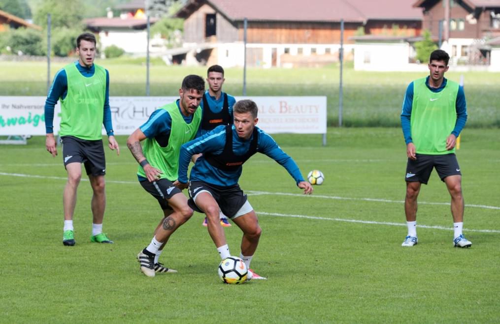 «Газпром»-тренировочные сборы в Австрии: 17 июня, вечерняя тренировка