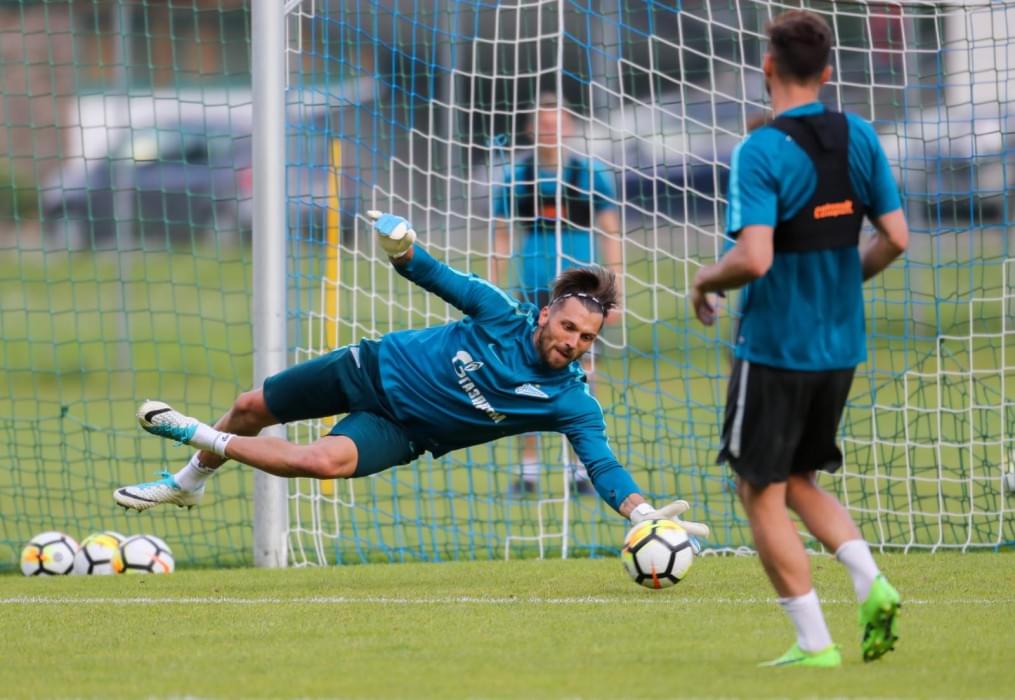 «Газпром»-тренировочные сборы в Австрии: 17 июня, вечерняя тренировка