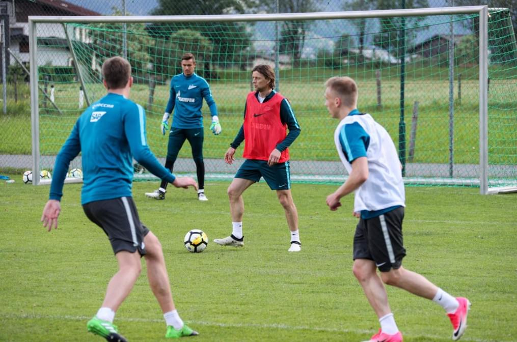 «Газпром»-тренировочные сборы в Австрии: 17 июня, вечерняя тренировка