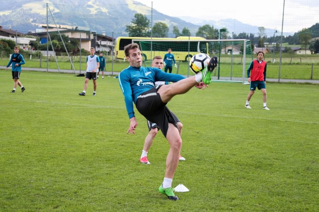 «Газпром»-тренировочные сборы в Австрии: 17 июня, вечерняя тренировка