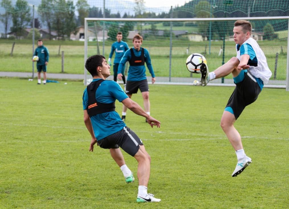 «Газпром»-тренировочные сборы в Австрии: 17 июня, вечерняя тренировка