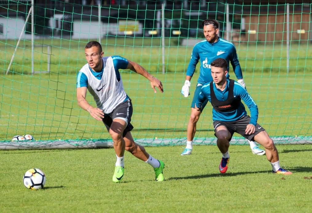 «Газпром»-тренировочные сборы в Австрии: 17 июня, вечерняя тренировка