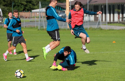 «Газпром»-тренировочные сборы в Австрии: 17 июня, вечерняя тренировка