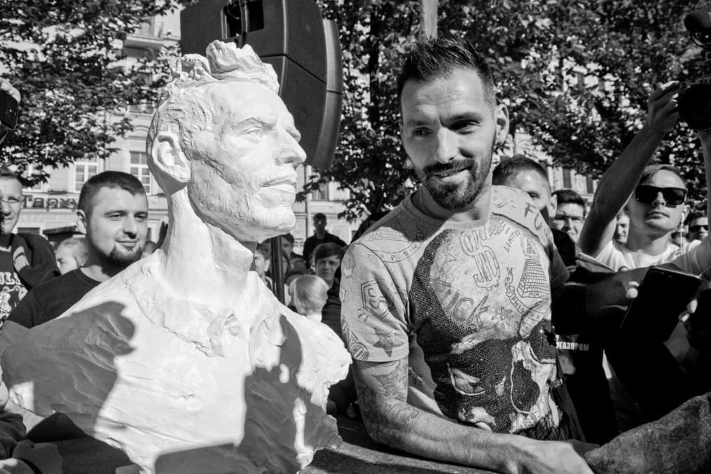 Церемония проводов Данни на Манежной площади