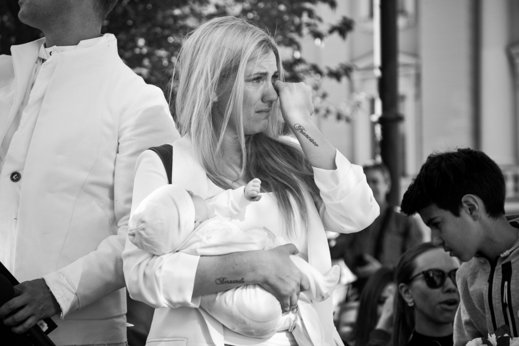 Церемония проводов Данни на Манежной площади