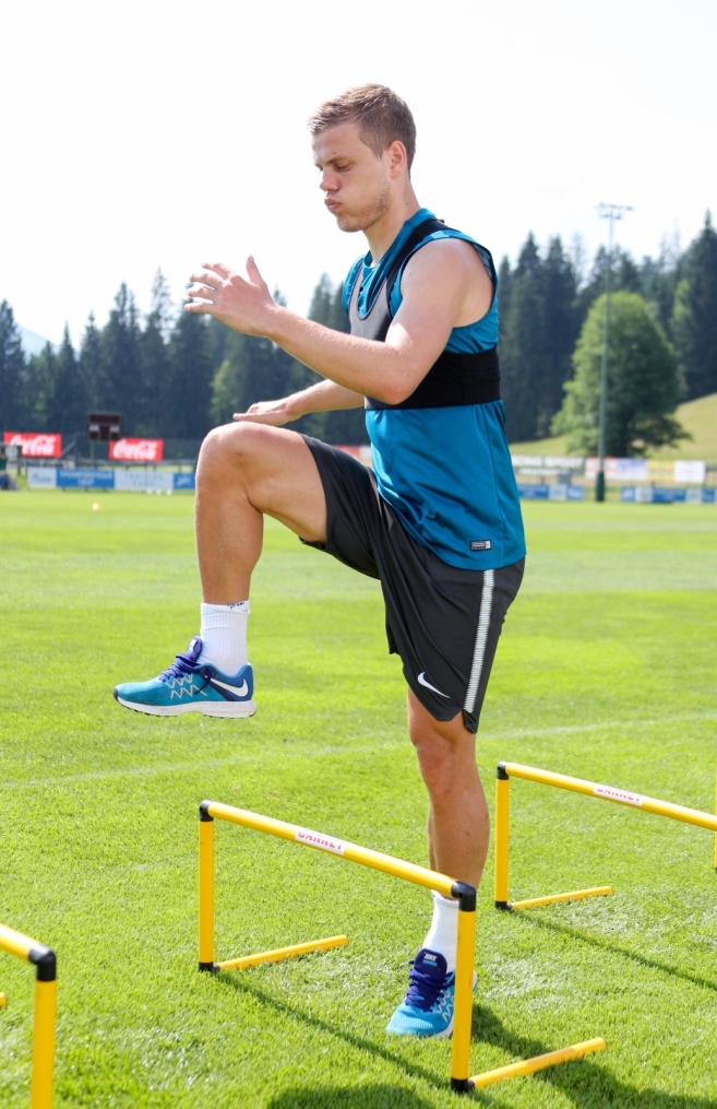 «Газпром»-тренировочные сборы в Австрии: 20 июня, утренняя тренировка