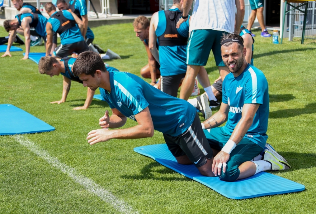 «Газпром»-тренировочные сборы в Австрии: 20 июня, утренняя тренировка