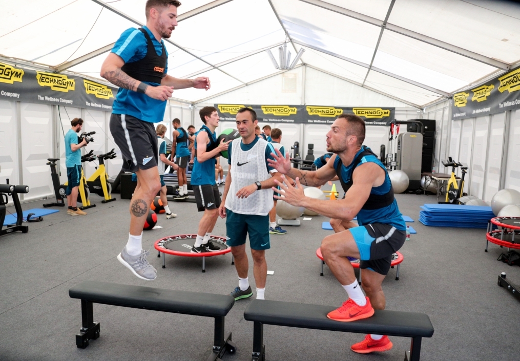 «Газпром»-тренировочные сборы в Австрии: 20 июня, утренняя тренировка