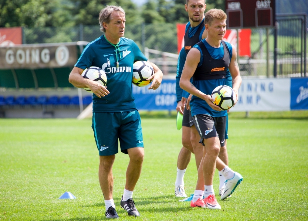 «Газпром»-тренировочные сборы в Австрии: 20 июня, утренняя тренировка