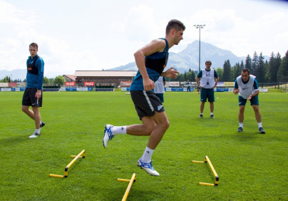 «Газпром»-тренировочные сборы в Австрии: 20 июня, утренняя тренировка