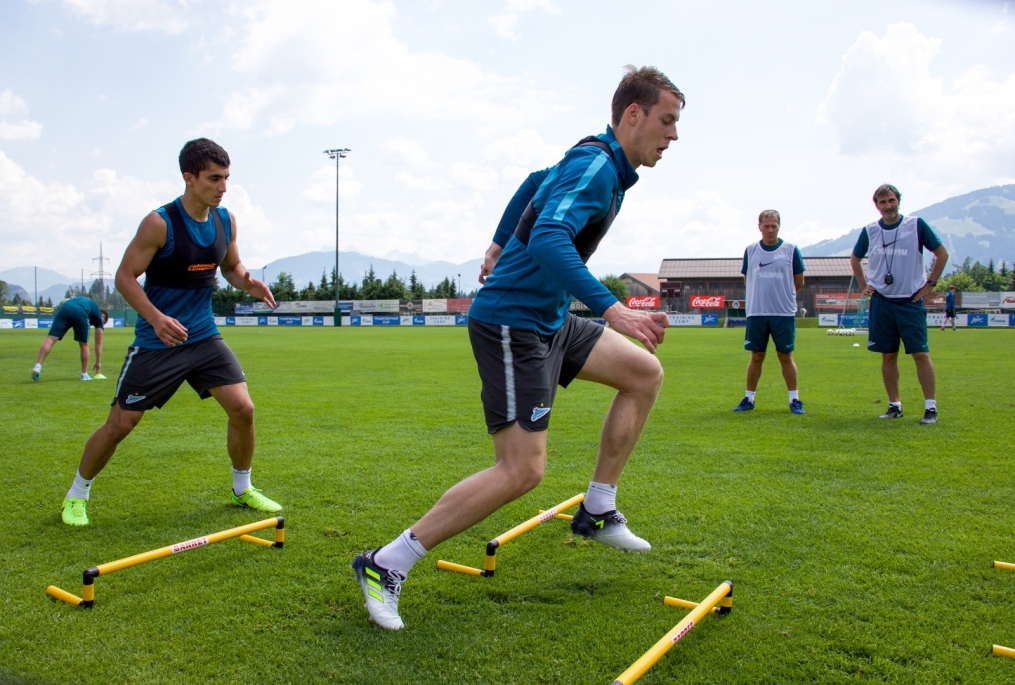 «Газпром»-тренировочные сборы в Австрии: 20 июня, утренняя тренировка