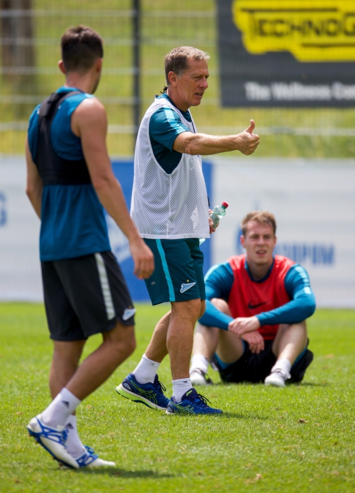 «Газпром»-тренировочные сборы в Австрии: 20 июня, утренняя тренировка