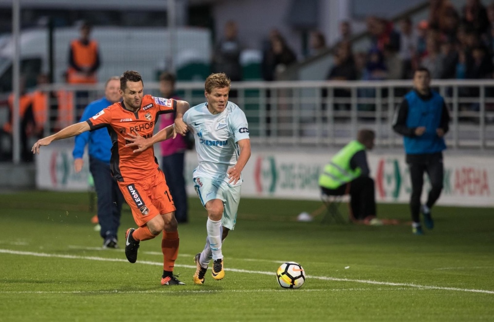 РОСГОССТРАХ-Чемпионат России 2017/2018, 4-й тур, «Урал» — «Зенит»