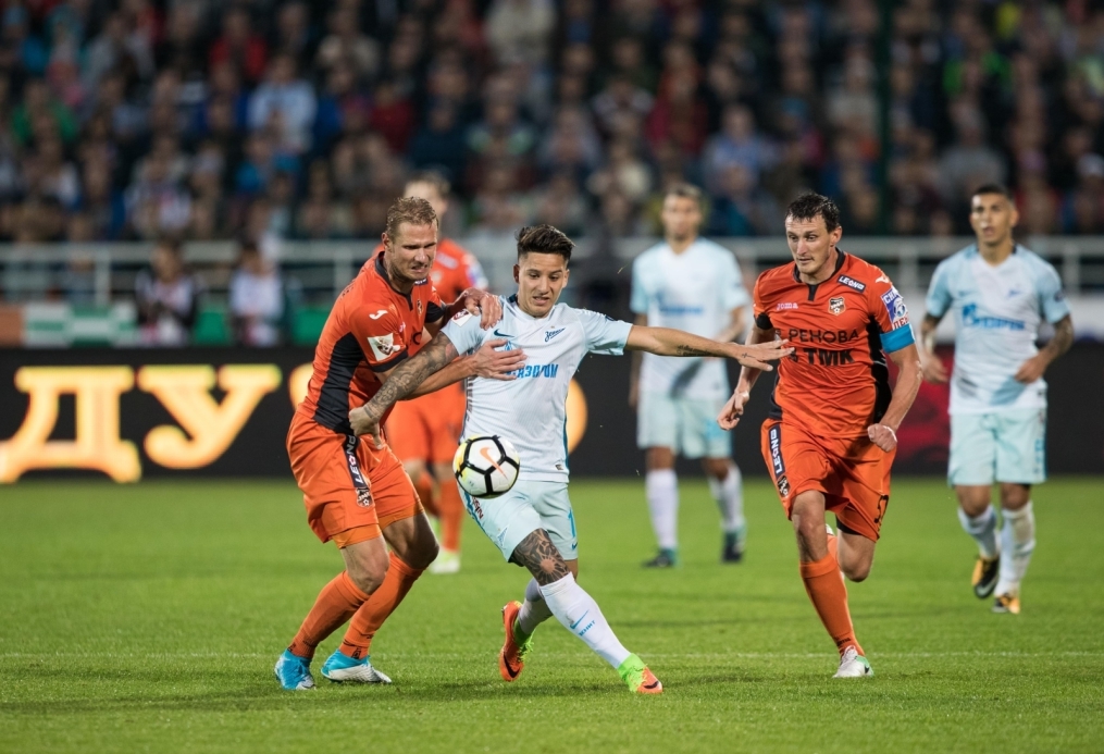 РОСГОССТРАХ-Чемпионат России 2017/2018, 4-й тур, «Урал» — «Зенит»