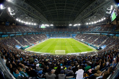 Виды чаши стадиона «Санкт-Петербург» на матче «Зенит» — «Ростов»