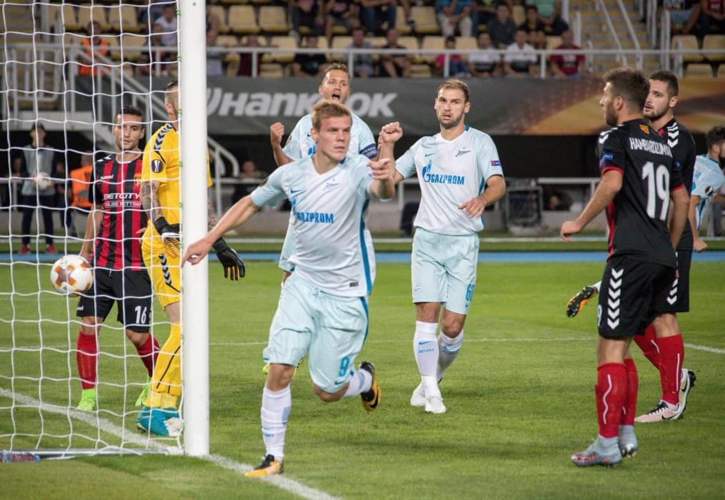 Лига Европы УЕФА 2017/18, 1-й тур, «Вардар» — «Зенит»