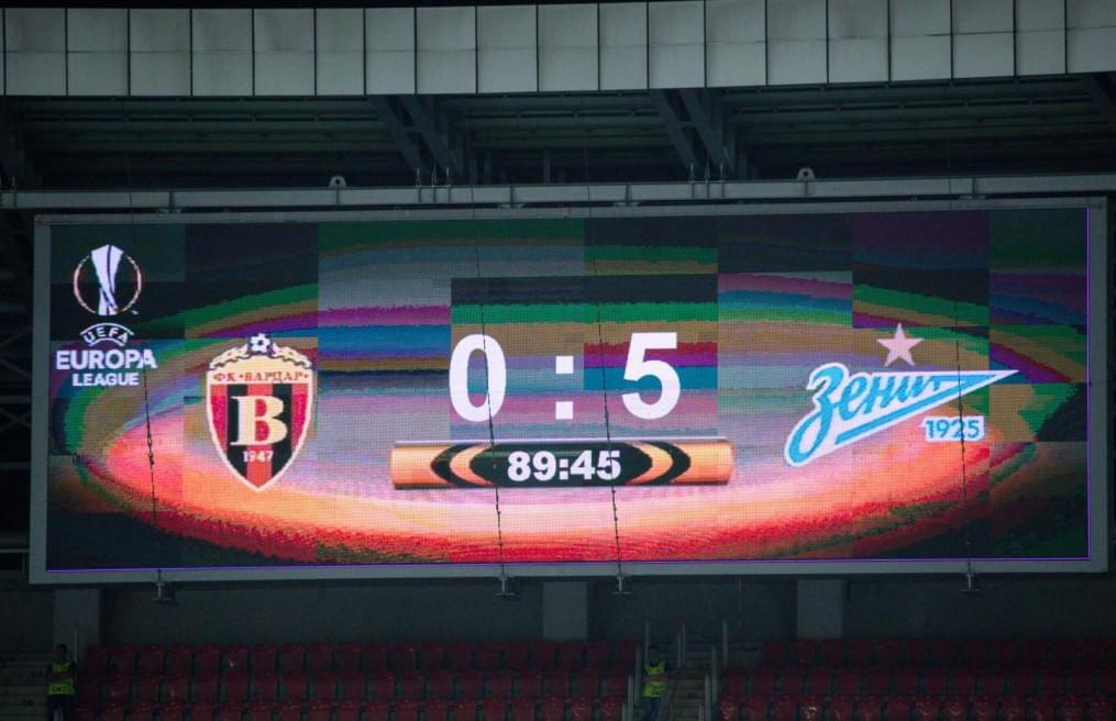 Лига Европы УЕФА 2017/18, 1-й тур, «Вардар» — «Зенит»