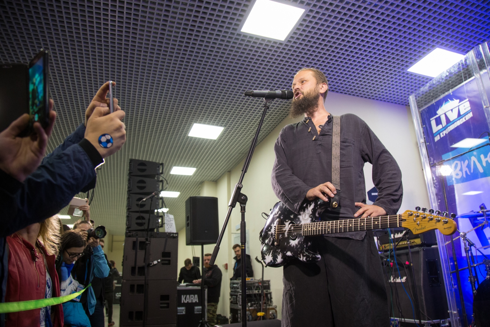 Live на Крестовском — концерт группы «Пилот» перед матчем «Зенит» — «Уфа»