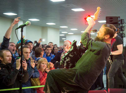 Live на Крестовском — концерт группы «Пилот» перед матчем «Зенит» — «Уфа»