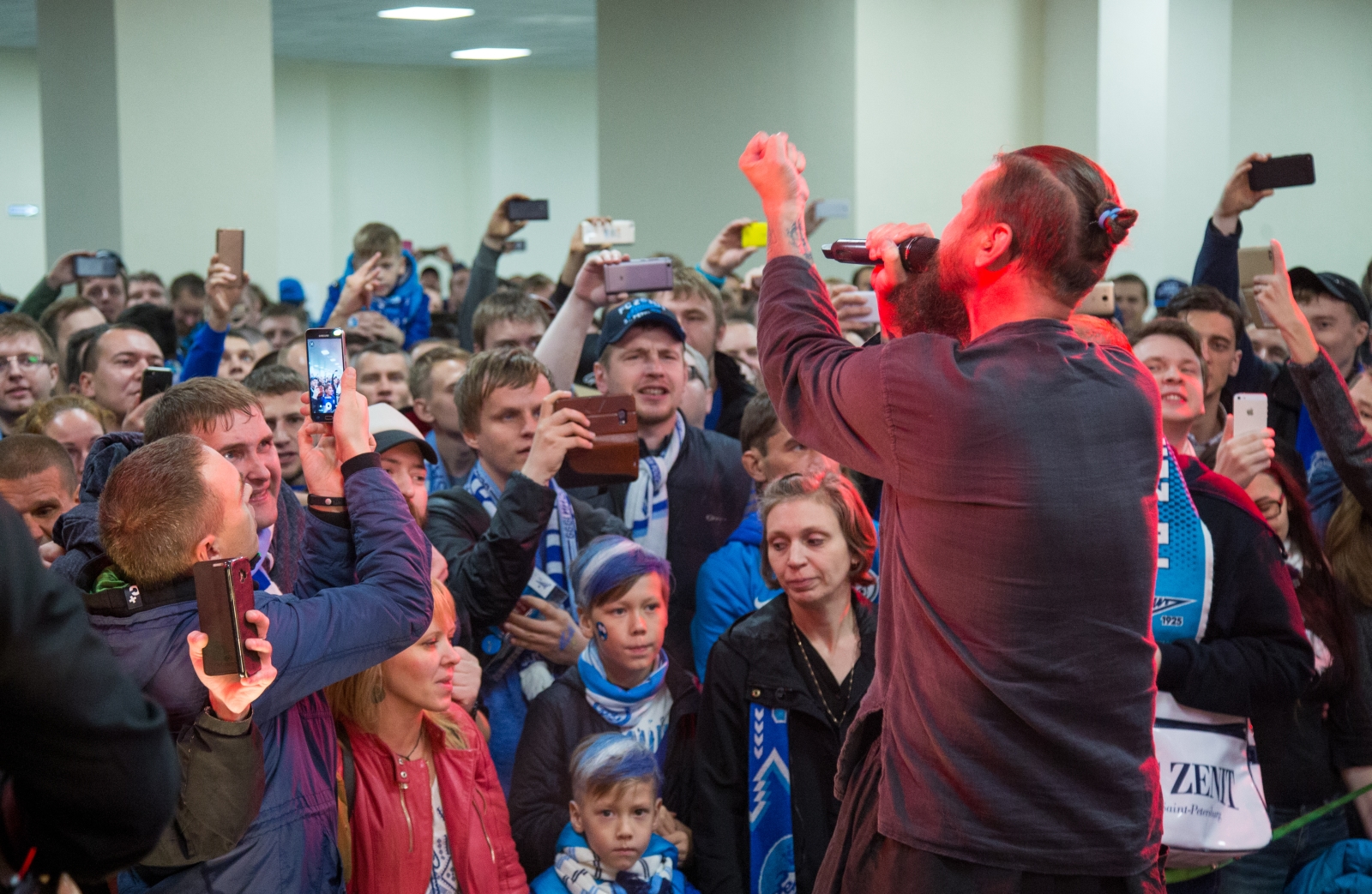 Live на Крестовском — концерт группы «Пилот» перед матчем «Зенит» — «Уфа»