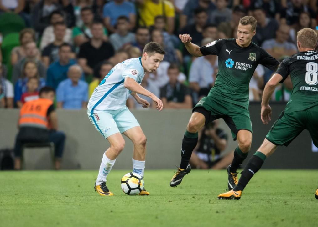 РОСГОССТРАХ-Чемпионат России 2017/18, 11-й тур, «Краснодар» — «Зенит»