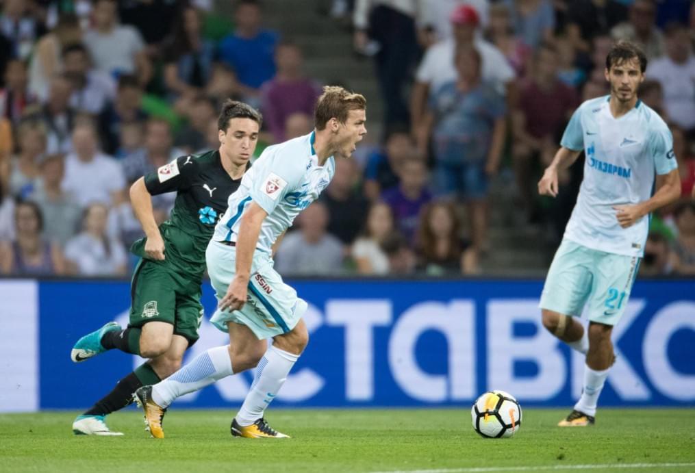 РОСГОССТРАХ-Чемпионат России 2017/18, 11-й тур, «Краснодар» — «Зенит»