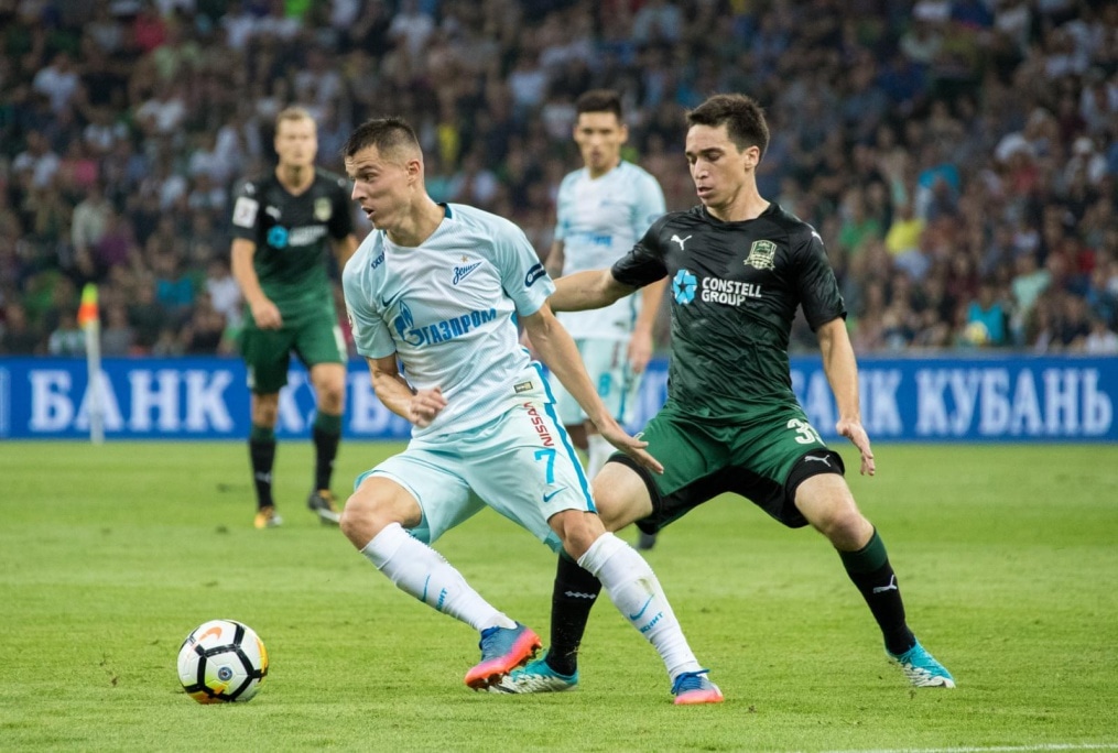 РОСГОССТРАХ-Чемпионат России 2017/18, 11-й тур, «Краснодар» — «Зенит»