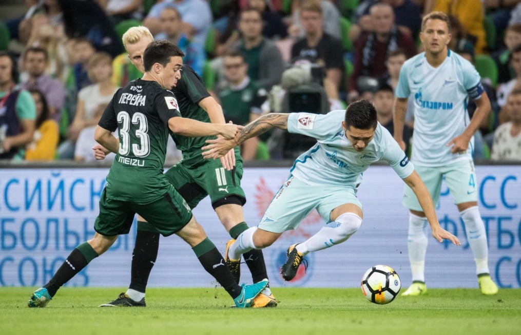 РОСГОССТРАХ-Чемпионат России 2017/18, 11-й тур, «Краснодар» — «Зенит»