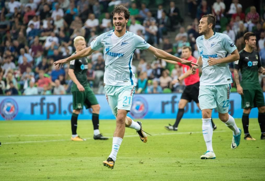 РОСГОССТРАХ-Чемпионат России 2017/18, 11-й тур, «Краснодар» — «Зенит»