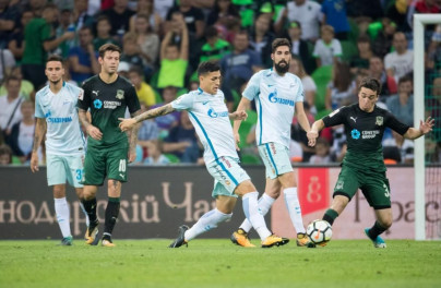 РОСГОССТРАХ-Чемпионат России 2017/18, 11-й тур, «Краснодар» — «Зенит»