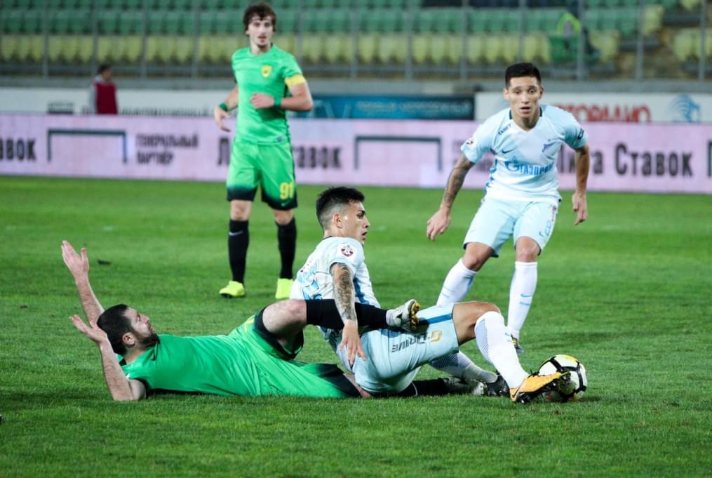 РОСГОССТРАХ-Чемпионат России 2017/18, «Анжи» — «Зенит»