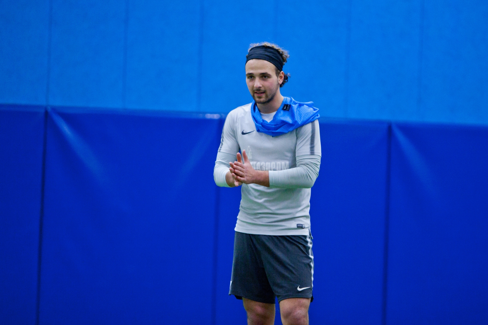 Михаил Кизеев и Даниил Пенчиков провели мастер класс от Академии ФК «Зенит» для детей сотрудников АО «СОГАЗ»