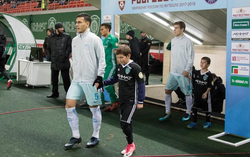 РОСГОССТРАХ-Чемпионат России 2017/18, «Ахмат» — «Зенит»