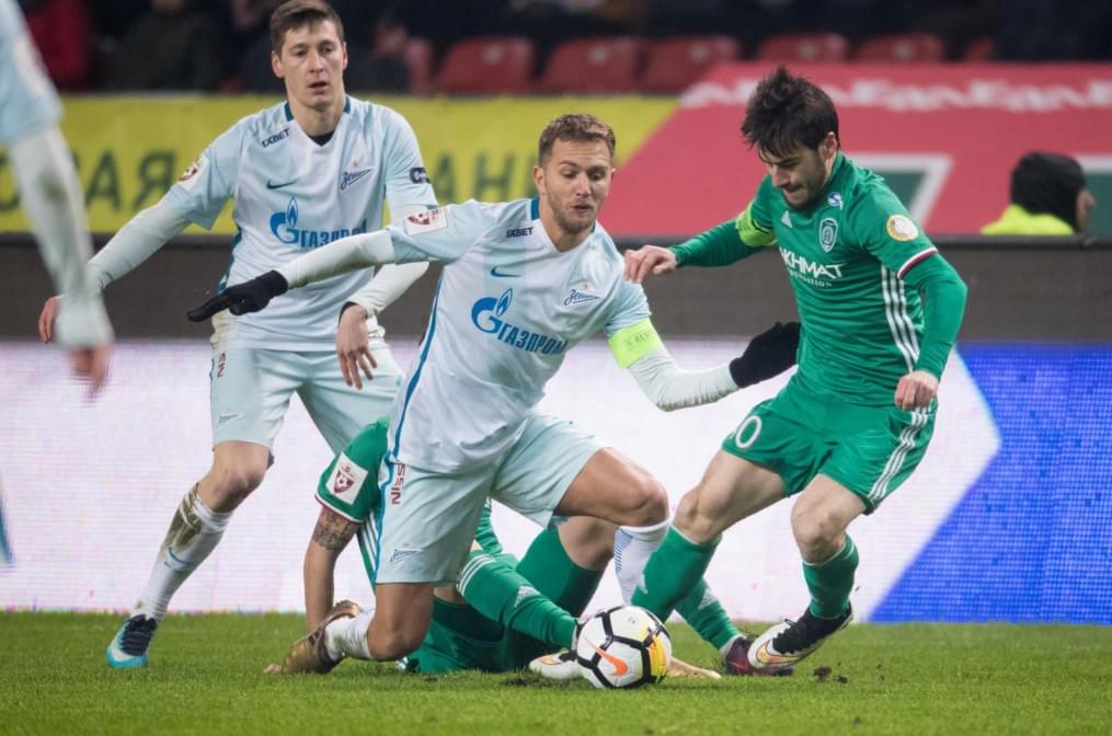 РОСГОССТРАХ-Чемпионат России 2017/18, «Ахмат» — «Зенит»