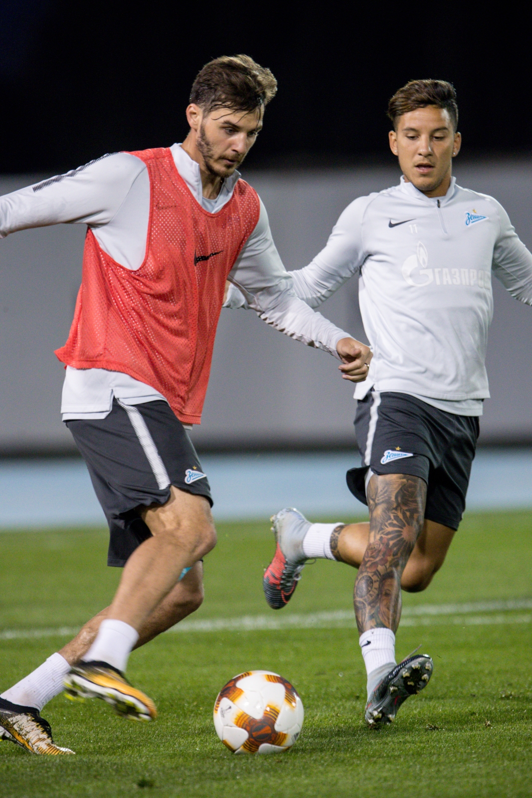 «Газпром»-тренировочные сборы в Дубае: 18 января, вечерняя тренировка