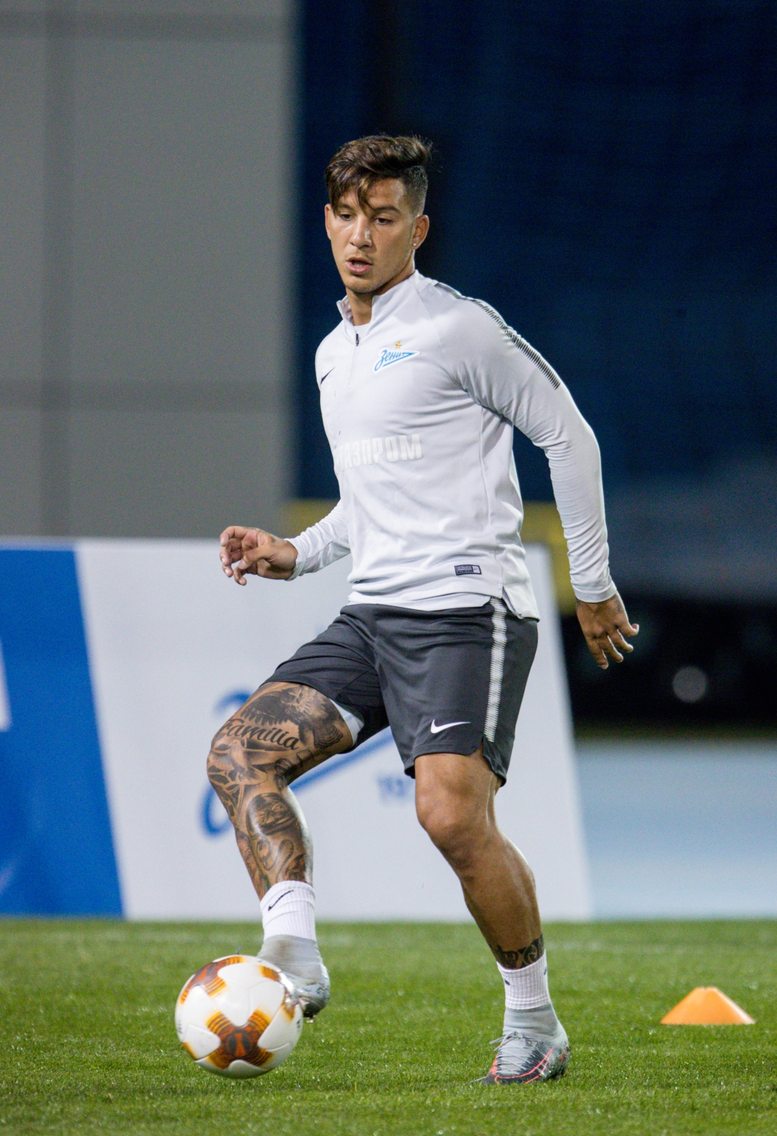 «Газпром»-тренировочные сборы в Дубае: 18 января, вечерняя тренировка