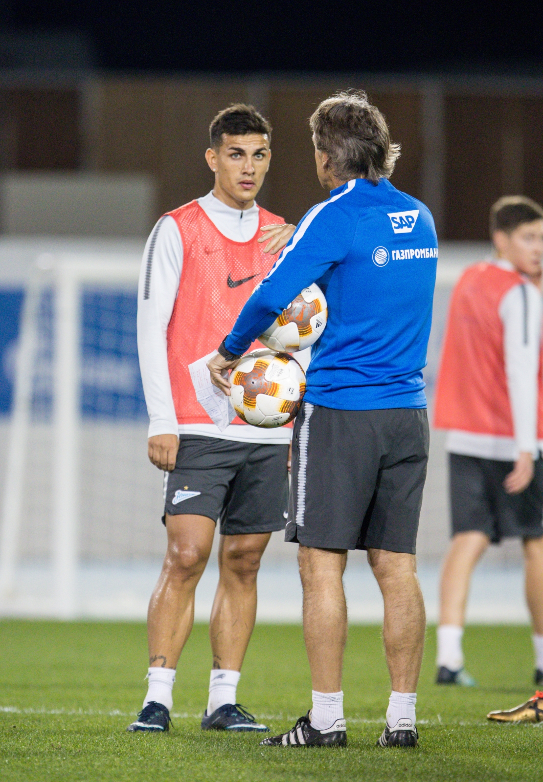 «Газпром»-тренировочные сборы в Дубае: 18 января, вечерняя тренировка