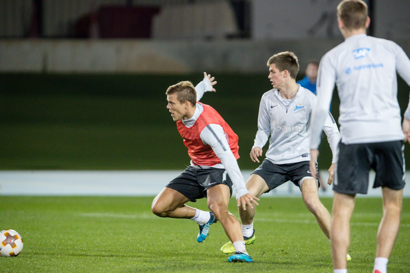 «Газпром»-тренировочные сборы в Дубае: 18 января, вечерняя тренировка