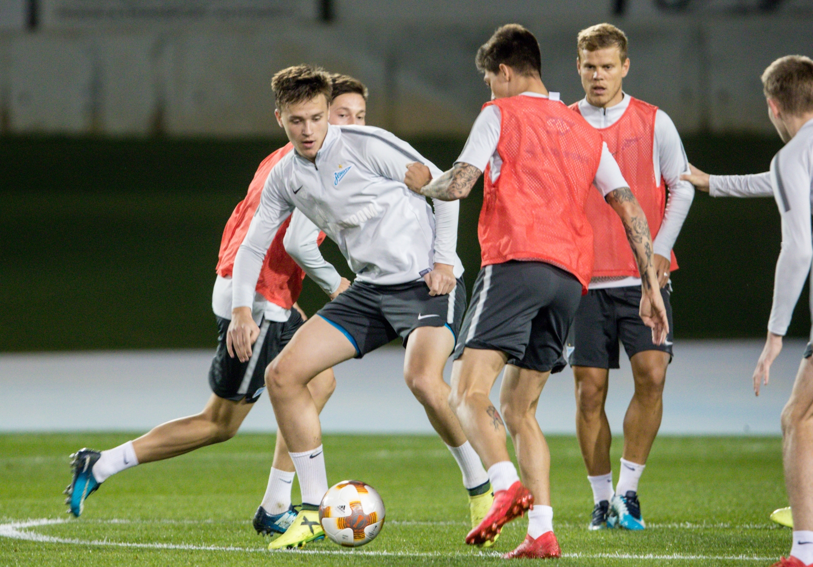 «Газпром»-тренировочные сборы в Дубае: 18 января, вечерняя тренировка