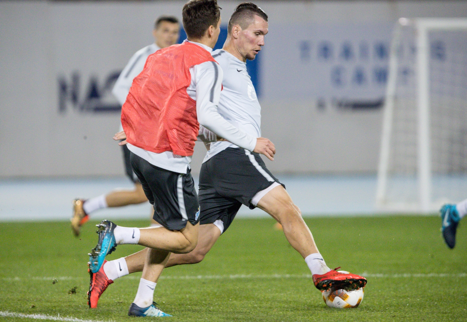 «Газпром»-тренировочные сборы в Дубае: 18 января, вечерняя тренировка