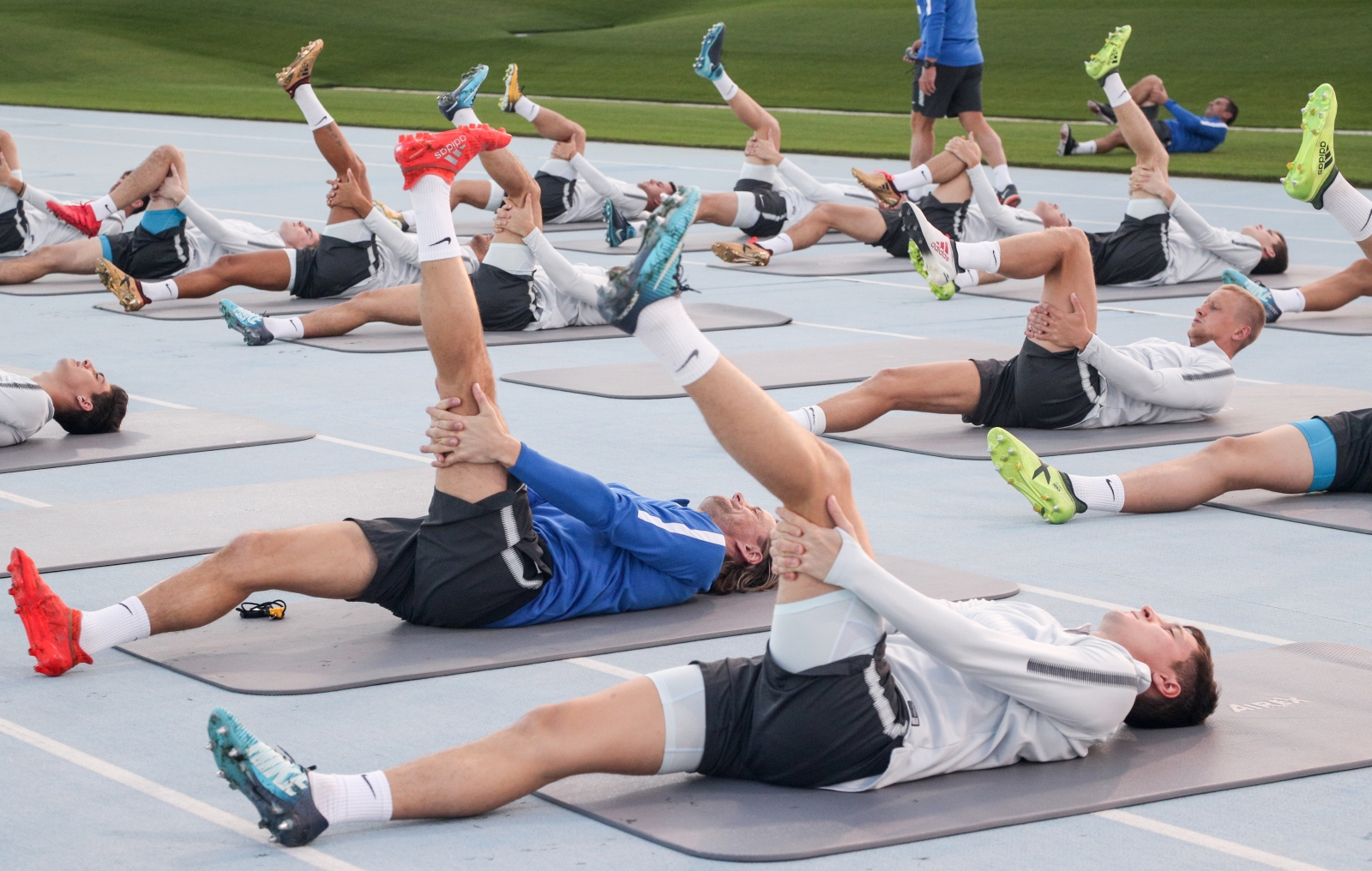 «Газпром»-тренировочные сборы в Дубае: 18 января, вечерняя тренировка