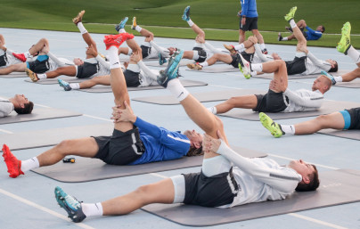 «Газпром»-тренировочные сборы в Дубае: 18 января, вечерняя тренировка