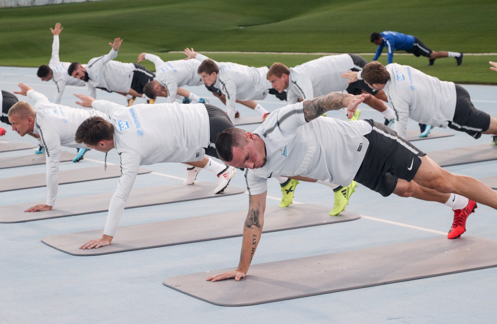 «Газпром»-тренировочные сборы в Дубае: 18 января, вечерняя тренировка